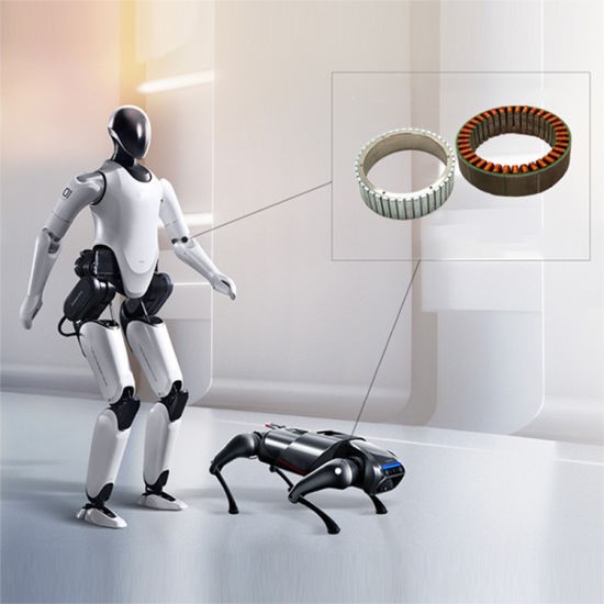 The application of frameless motor in humanoid robots.jpg