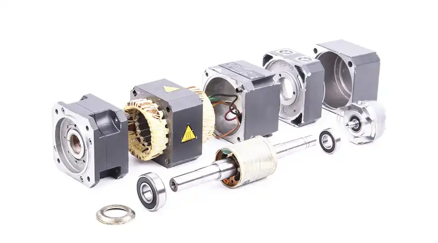 6. Disassembled industrial servo motor.webp