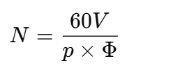 formula for speed control in servo motors.png