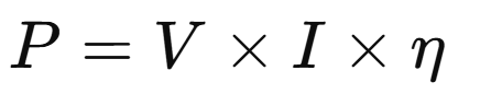 formula for Power in BLDC motors.png